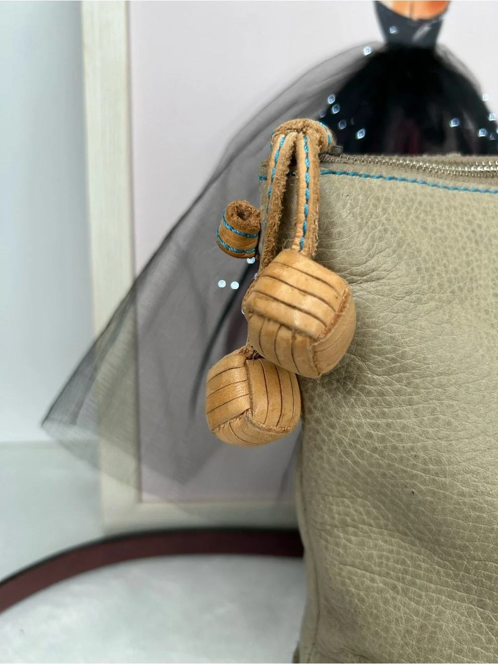 Rare- Consuela Paloma Fiesta Pebbled Leather Crossbody